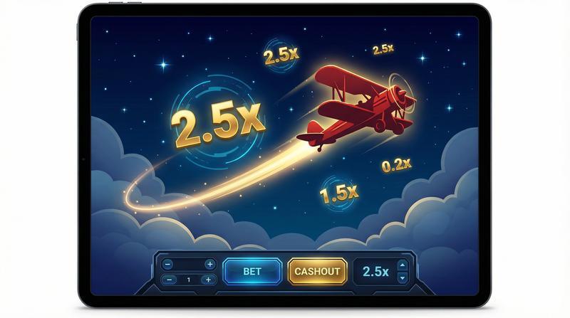 Juego Aviator con multiplicador